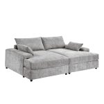 Conradus Oversized Modern Chenille Deep Seating Sofa 7 Conradus Oversized Modern Chenille Deep Seating Sofa
