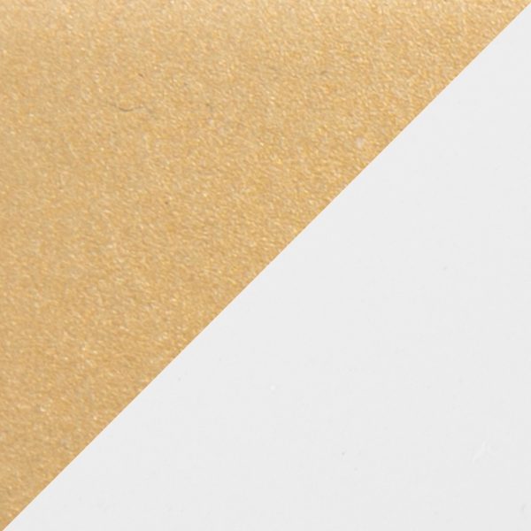 Constellation Contemporary Gold and White Desk 10