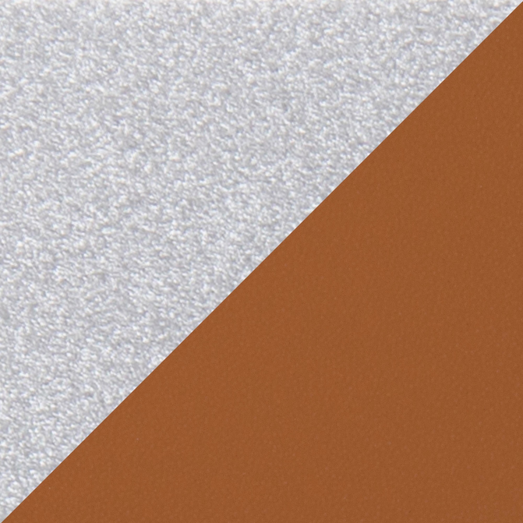 Constellation Contemporary Silver Metal and Camel Faux Leather Bench 11 Constellation Contemporary Silver Metal and Camel Faux Leather Bench - Image 11