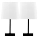 Cooper 16 Contemporary Black Metal Accent Lamps (Set of 2) 8 Cooper 16 Contemporary Black Metal Accent Lamps (Set of 2)