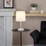 Cooper 16 Contemporary White Metal Accent Lamps (Set of 2) 7 Cooper 16 Contemporary White Metal Accent Lamps (Set of 2)