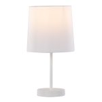 Cooper 16 Contemporary White Metal Accent Lamps (Set of 2) 9 Cooper 16 Contemporary White Metal Accent Lamps (Set of 2)