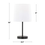 Cooper 16 Contemporary White Metal Accent Lamps (Set of 2) 11 Cooper 16 Contemporary White Metal Accent Lamps (Set of 2)