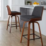 Corazza 24 Mid-Century Modern Charcoal Swivel Counter Stools (Set of 2) 13 Corazza 24 Mid-Century Modern Charcoal Swivel Counter Stools (Set of 2)