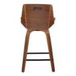 Corazza 24 Mid-Century Modern Charcoal Swivel Counter Stools (Set of 2) 21 Corazza 24 Mid-Century Modern Charcoal Swivel Counter Stools (Set of 2)