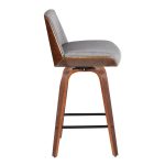 Corazza 26-Inch Light Grey Mid-Century Swivel Counter Stools (Set of 2) 15 Corazza 26-Inch Light Grey Mid-Century Swivel Counter Stools (Set of 2)