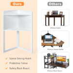 Corner Desk with Hutch, Shelves, and Space-Saving Design 28 Corner Desk with Hutch, Shelves, and Space-Saving Design