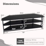 Corner TV Stand with Charging Station for TVs up to 65 Inches