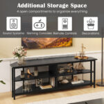 Corner TV Stand with Charging Station for TVs up to 65 Inches