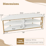Corner TV Stand with Charging Station for TVs up to 65 Inches