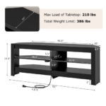 Corner TV Stand with Power Outlet and Open Storage Shelves 33 Corner TV Stand with Power Outlet and Open Storage Shelves
