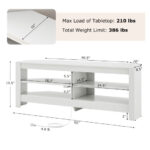 Corner TV Stand with Power Outlet and Open Storage Shelves 26 Corner TV Stand with Power Outlet and Open Storage Shelves