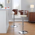 Cosi Mid-Century Modern Adjustable Swivel Barstool, Cream (Set of 2) 13 Cosi Mid-Century Modern Adjustable Swivel Barstool, Cream (Set of 2)