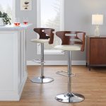 Cosi Mid-Century Modern Adjustable Swivel Barstool, Cream (Set of 2) 14 Cosi Mid-Century Modern Adjustable Swivel Barstool, Cream (Set of 2)