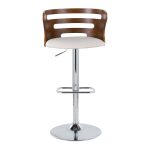 Cosi Mid-Century Modern Adjustable Swivel Barstool, Cream (Set of 2) 21 Cosi Mid-Century Modern Adjustable Swivel Barstool, Cream (Set of 2)