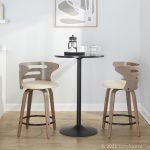 Cosini 24 Mid-Century Modern Swivel Counter Stool (Set of 2) 14 Cosini 24 Mid-Century Modern Swivel Counter Stool (Set of 2)