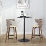 Cosini 24 Mid-Century Modern Swivel Counter Stool (Set of 2) 15 Cosini 24 Mid-Century Modern Swivel Counter Stool (Set of 2)