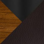 Cosini 24 Mid-Century Modern Walnut Counter Stool w/ Black Metal Footrest (Set of 2) 22 Cosini 24 Mid-Century Modern Walnut Counter Stool w/ Black Metal Footrest (Set of 2)