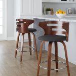 Cosini 26 Mid-Century Modern Charcoal Swivel Counter Stools (Set of 2) 13 Cosini 26 Mid-Century Modern Charcoal Swivel Counter Stools (Set of 2)