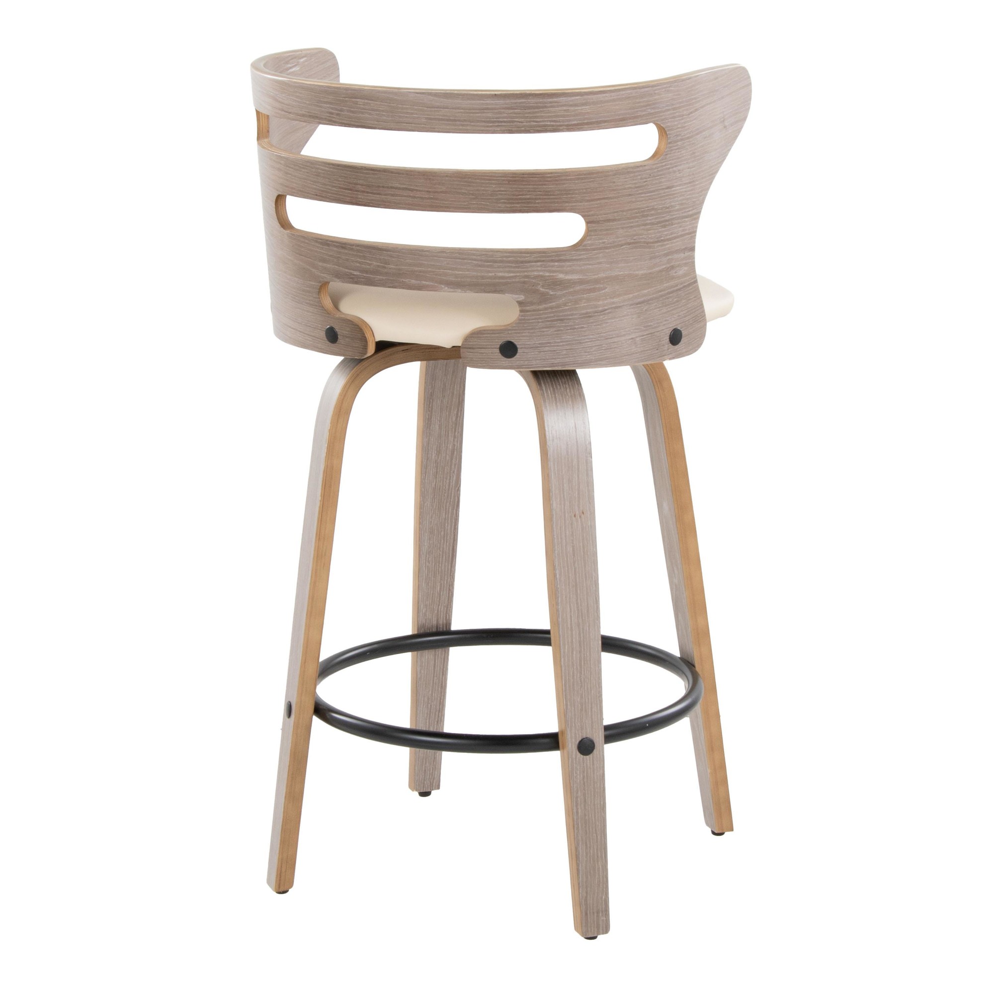 Cosini 26 Mid-Century Modern Counter Stool (Set of 2) 4 Cosini 26 Mid-Century Modern Counter Stool (Set of 2) - Image 4