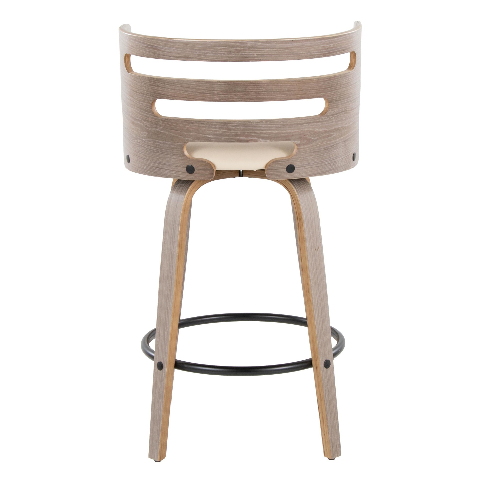Cosini 26 Mid-Century Modern Counter Stool (Set of 2) 5 Cosini 26 Mid-Century Modern Counter Stool (Set of 2) - Image 5