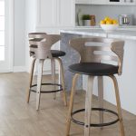Cosini 26 Mid-Century Modern Light Grey Counter Stools (Set of 2) 13 Cosini 26 Mid-Century Modern Light Grey Counter Stools (Set of 2)