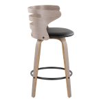 Cosini 26 Mid-Century Modern Light Grey Counter Stools (Set of 2) 18 Cosini 26 Mid-Century Modern Light Grey Counter Stools (Set of 2)
