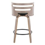 Cosini 26 Mid-Century Modern Light Grey Counter Stools (Set of 2) 20 Cosini 26 Mid-Century Modern Light Grey Counter Stools (Set of 2)