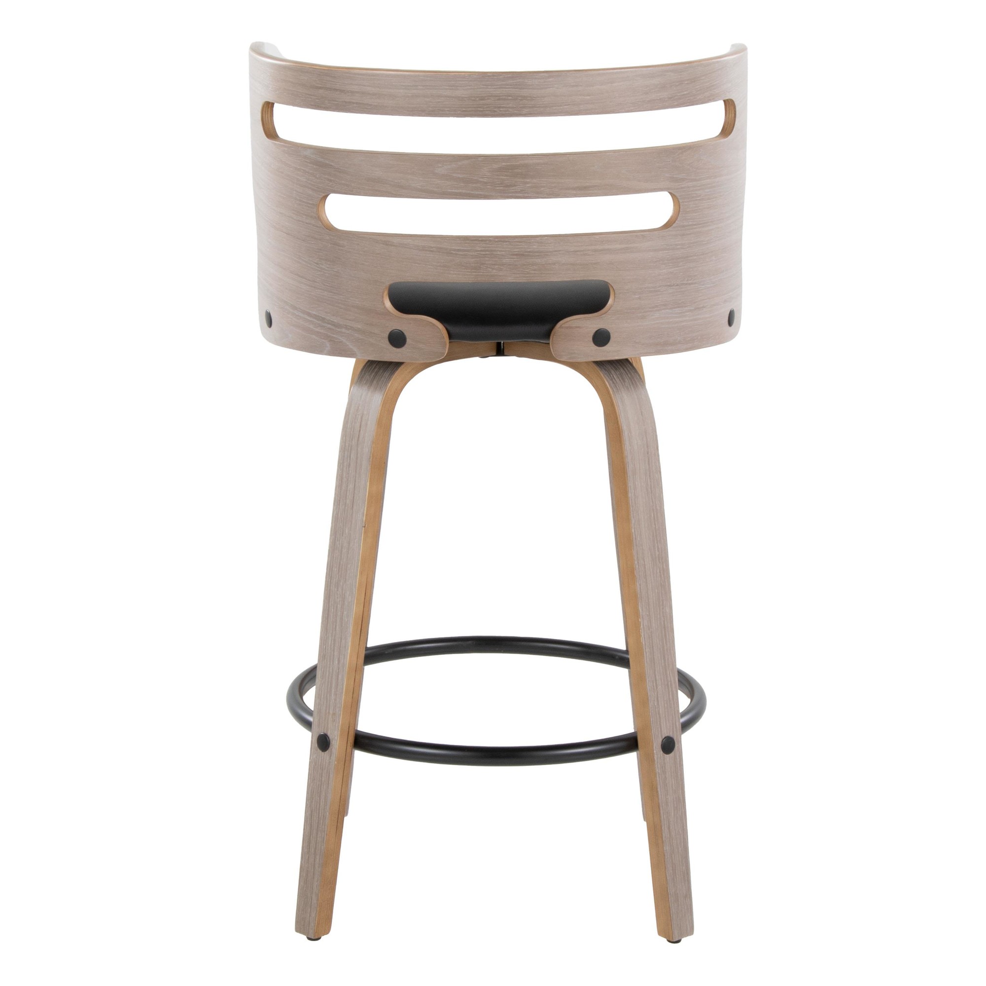 Cosini 26 Mid-Century Modern Light Grey Counter Stools (Set of 2) 9 Cosini 26 Mid-Century Modern Light Grey Counter Stools (Set of 2) - Image 9