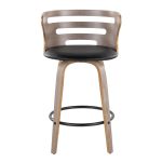 Cosini 26 Mid-Century Modern Light Grey Counter Stools (Set of 2) 21 Cosini 26 Mid-Century Modern Light Grey Counter Stools (Set of 2)