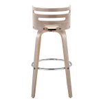 Cosini 30 Mid-Century Modern Light Grey Barstools (Set of 2) 20 Cosini 30 Mid-Century Modern Light Grey Barstools (Set of 2)
