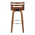 Cosini 30 Mid-Century Modern Walnut Brown Swivel Barstool (Set of 2) 19 Cosini 30 Mid-Century Modern Walnut Brown Swivel Barstool (Set of 2)