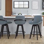 Cosmo 26 Contemporary Bamboo Grey Faux Leather Counter Stools (Set of 2) 10 Cosmo 26 Contemporary Bamboo Grey Faux Leather Counter Stools (Set of 2)