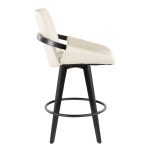 Cosmo 26 Contemporary Black Bamboo Swivel Counter Stool (Set of 2) 13 Cosmo 26 Contemporary Black Bamboo Swivel Counter Stool (Set of 2)