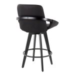 Cosmo 26 Contemporary Black Bamboo Swivel Counter Stools (Set of 2) 14 Cosmo 26 Contemporary Black Bamboo Swivel Counter Stools (Set of 2)