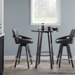 Cosmo Black Faux Leather Contemporary Swivel Counter Stools (Set of 2) 15 Cosmo Black Faux Leather Contemporary Swivel Counter Stools (Set of 2)