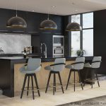 Cosmo Black Wood Contemporary Grey Faux Leather Counter Stools (Set of 2) 11 Cosmo Black Wood Contemporary Grey Faux Leather Counter Stools (Set of 2)