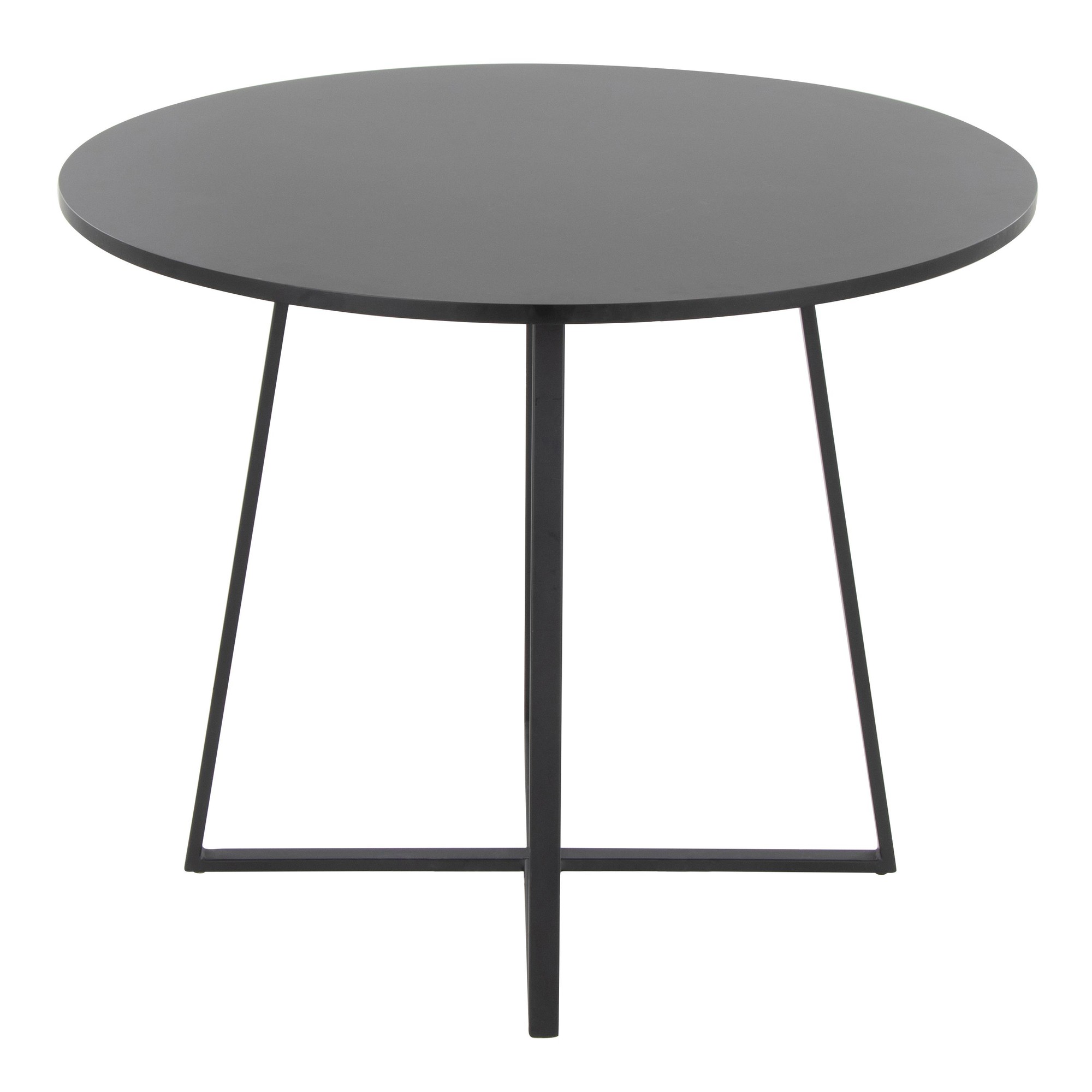 Cosmo Contemporary Black Round Dining Table 8 Cosmo Contemporary Black Round Dining Table - Image 8