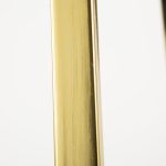 Cosmo Contemporary Gold Metal and Glass Dining Table 26 Cosmo Contemporary Gold Metal and Glass Dining Table