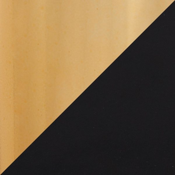 Cosmo Contemporary Gold and Black Round Dining Table 6