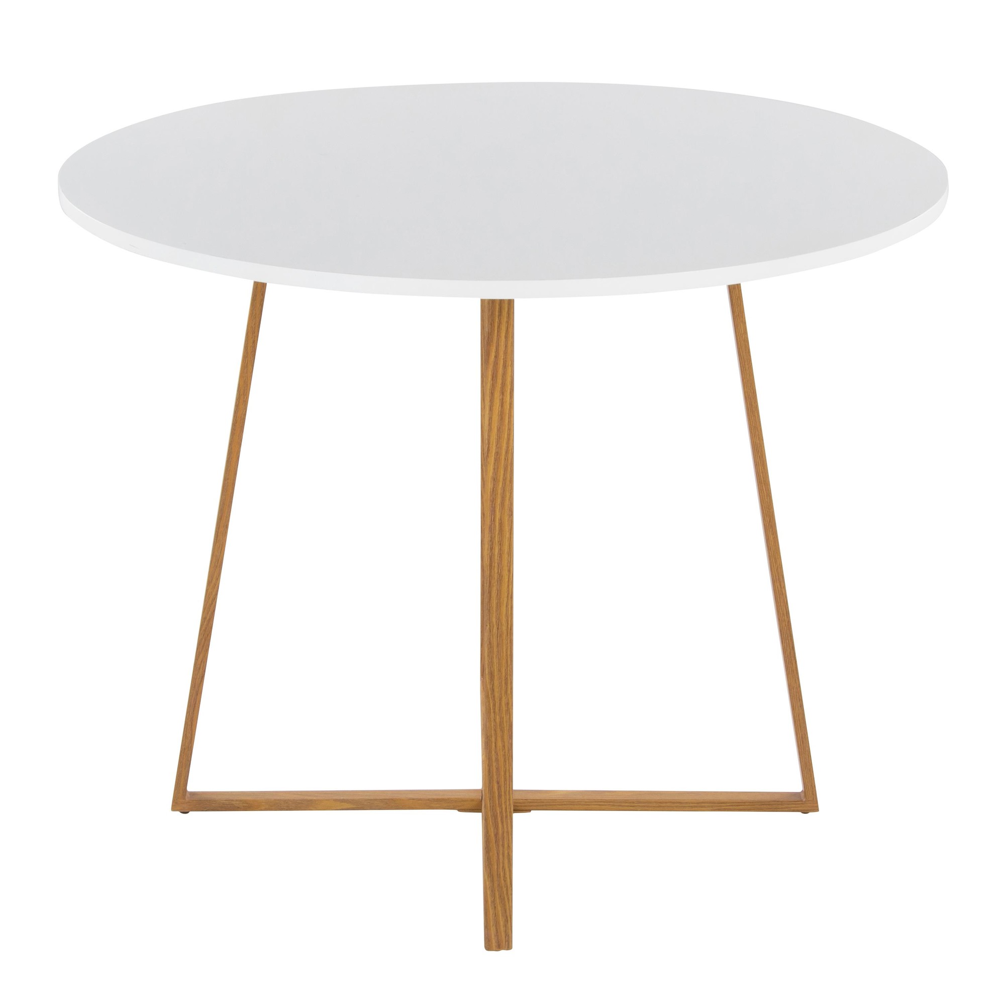 Cosmo Contemporary Round Natural Wood Dining Table 3 Cosmo Contemporary Round Natural Wood Dining Table - Image 3