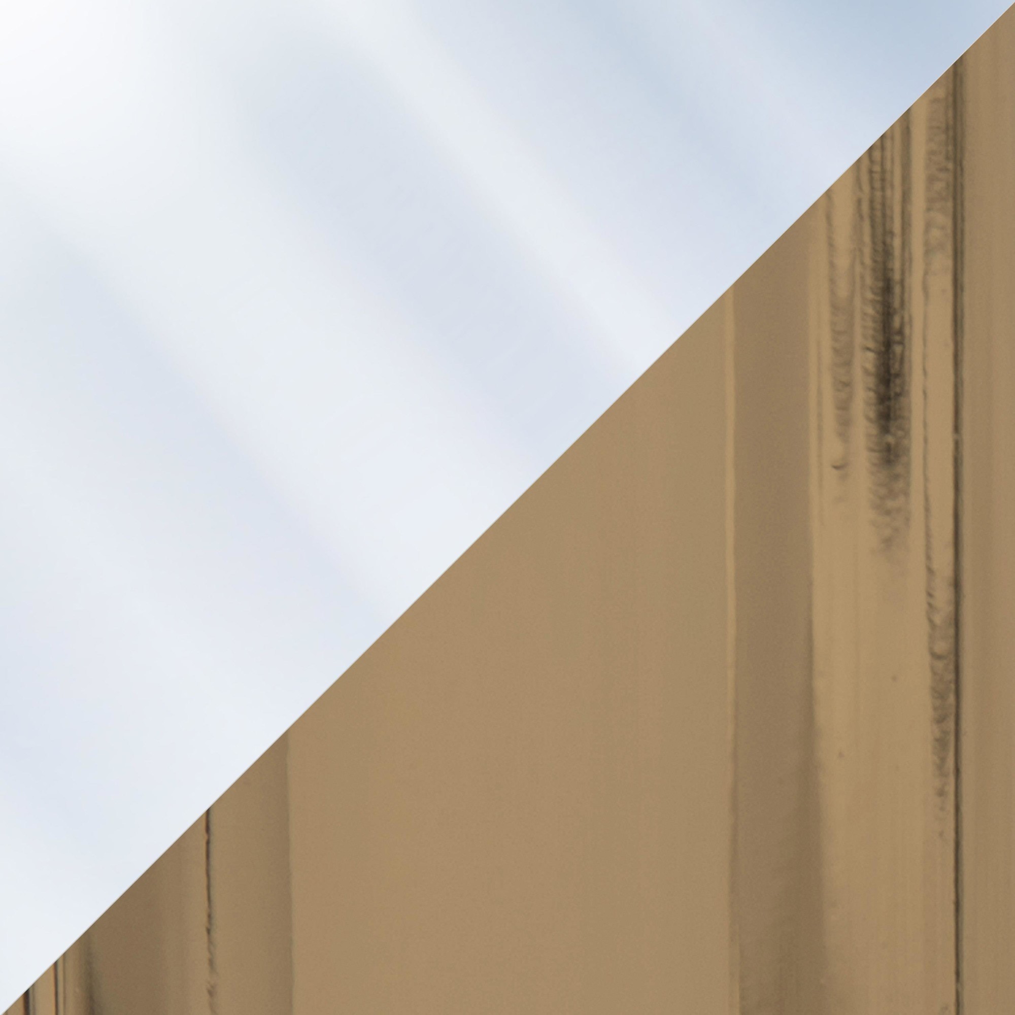 Cosmo Contemporary Square Gold and Glass Dining Table 9 Cosmo Contemporary Square Gold and Glass Dining Table - Image 9