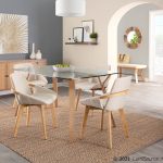 Cosmo Mid-Century Modern Natural Bamboo and Cream Accent Chair 14 Cosmo Mid-Century Modern Natural Bamboo and Cream Accent Chair