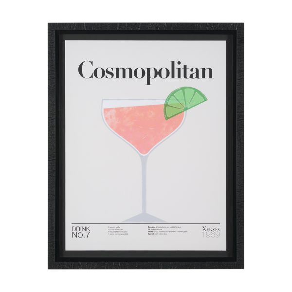 Cosmopolitan by Mercana Studio a Hand Embelished Textured Framed Art Print Matted under Glass