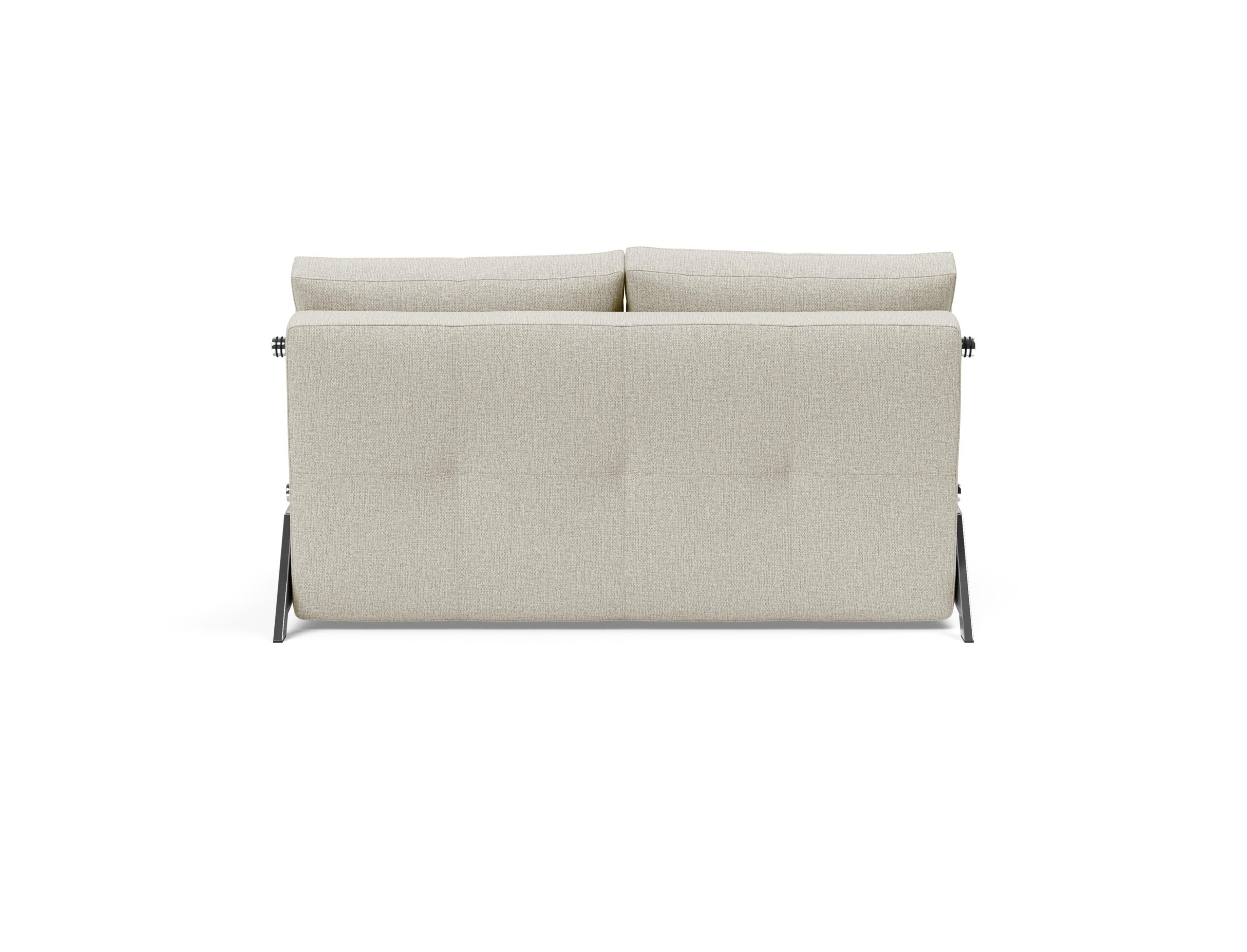 Cubed Full Size Sofa Bed With Chrome Legs - Mixed Dance Natural 11 Cubed Full Size Sofa Bed With Chrome Legs - Mixed Dance Natural