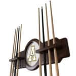 Appalachian State University Black Logo Cue Rack 8 Appalachian State University Black Logo Cue Rack