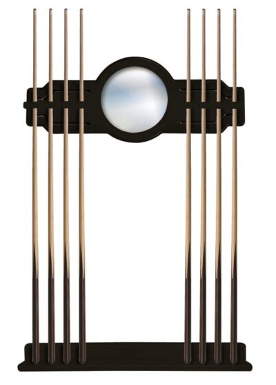 Plain Black Black Cue Rack