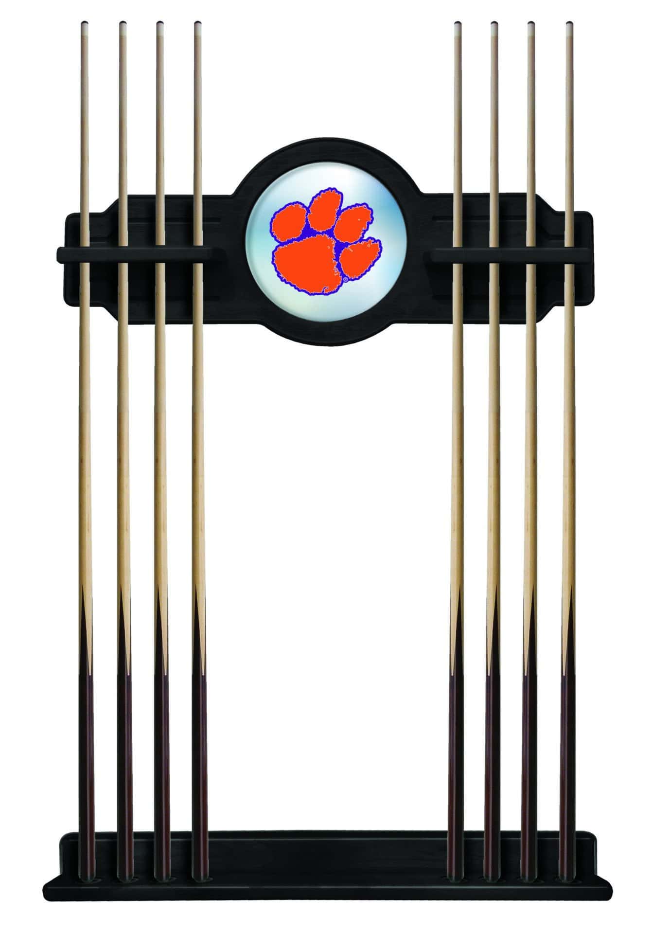 Clemson Black Logo Cue Rack 1 Clemson Black Logo Cue Rack