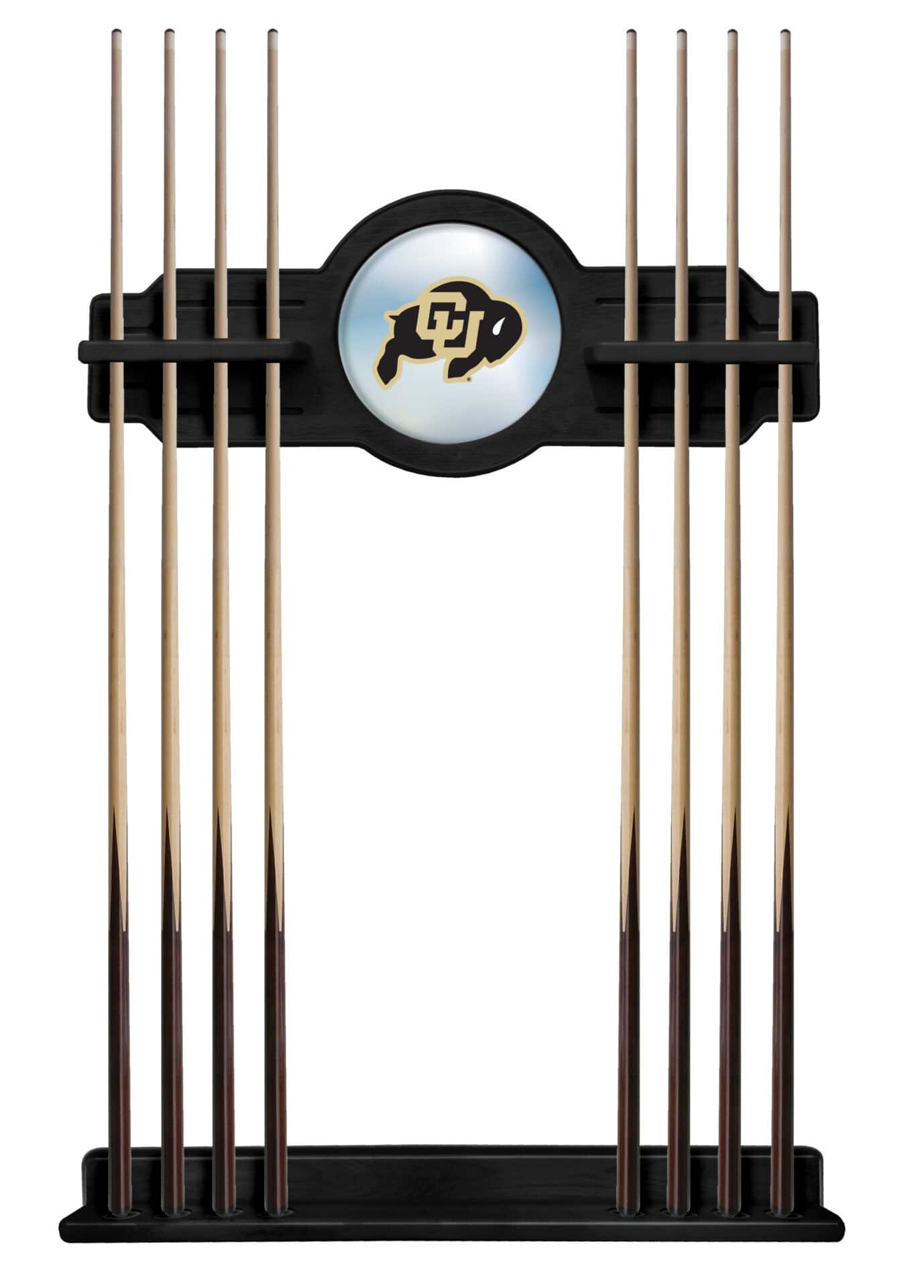University of Colorado Black Logo Cue Rack 1 University of Colorado Black Logo Cue Rack