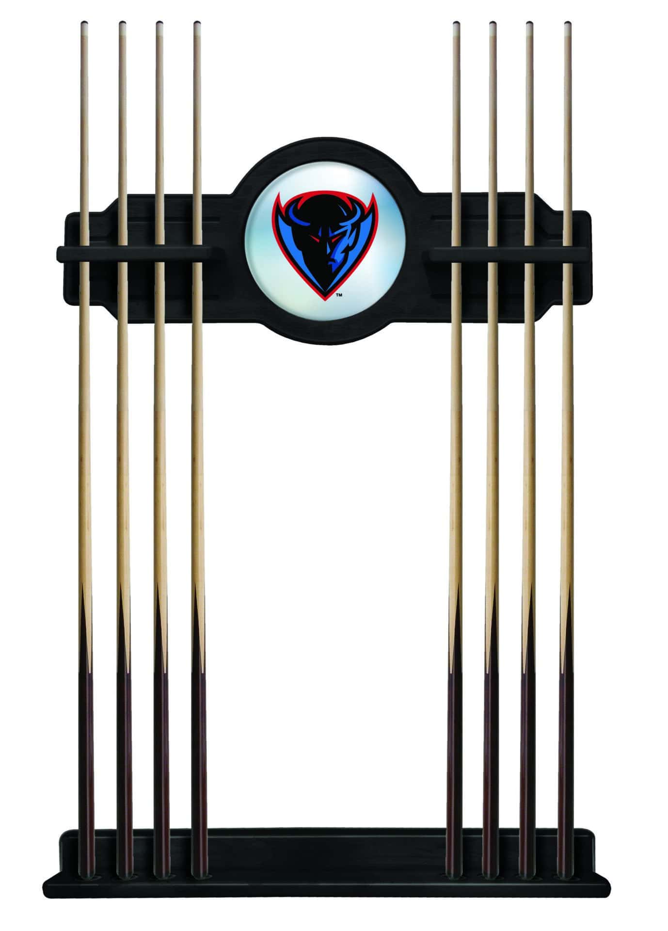 DePaul University Black Logo Cue Rack 1 DePaul University Black Logo Cue Rack